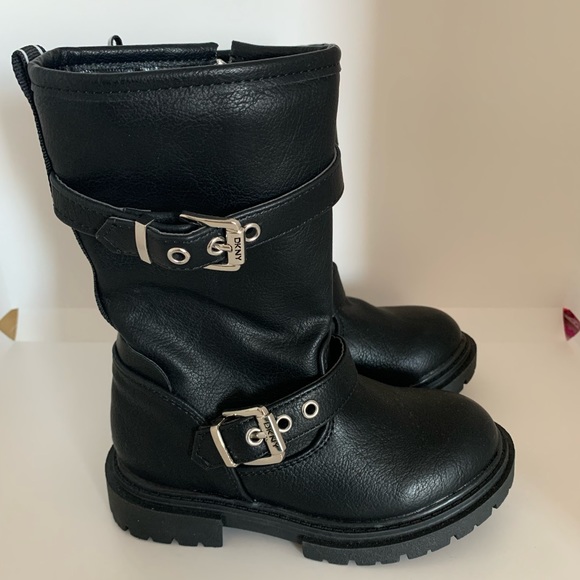 NWT- DKNY GIRL MOTO BOOTS - Picture 4 of 10